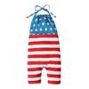 Summer Children Ha Clothing Condole Sleeveless Backless Independence Day Jumpsuit