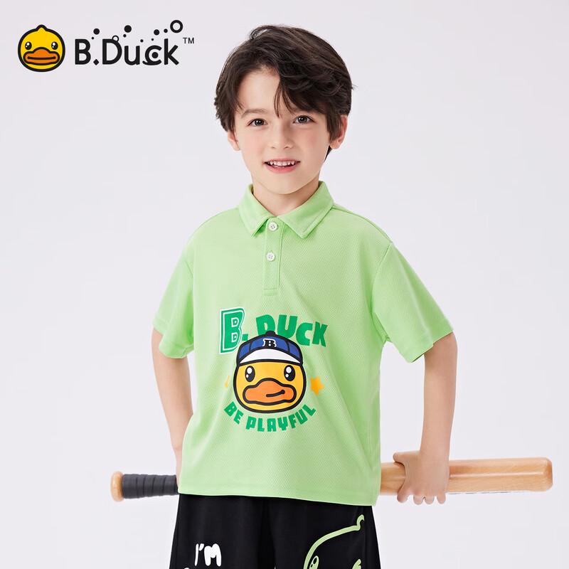 Мальчишеская футболка-поло с коротким рукавом B.Duck 110CM
