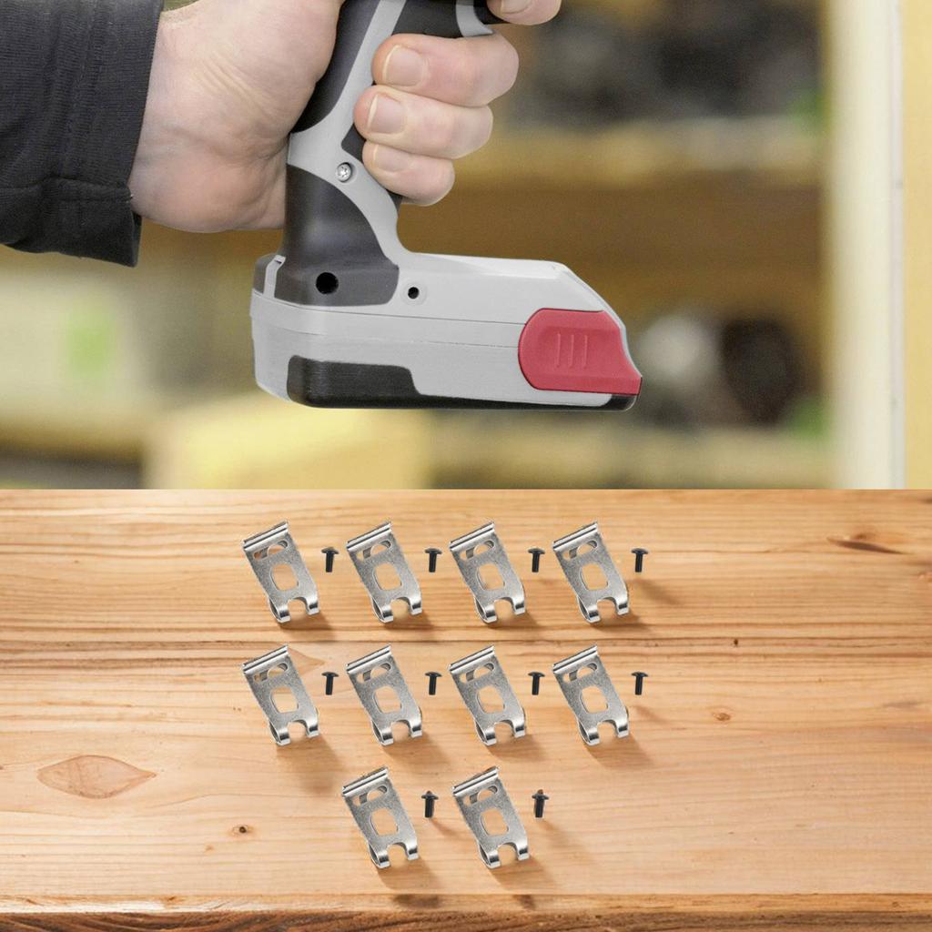 For Tool Storage Belt Clip Hooks Replacement Clips Workshop Tools 5*2.5cm Complete Package Easy Installation Process