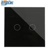 Bningoelec  2023 Best Selling Cheap Smart Light Switch Alexa Wifi Tuya 2gang Smart Home Wall Mechanical Touch Switch