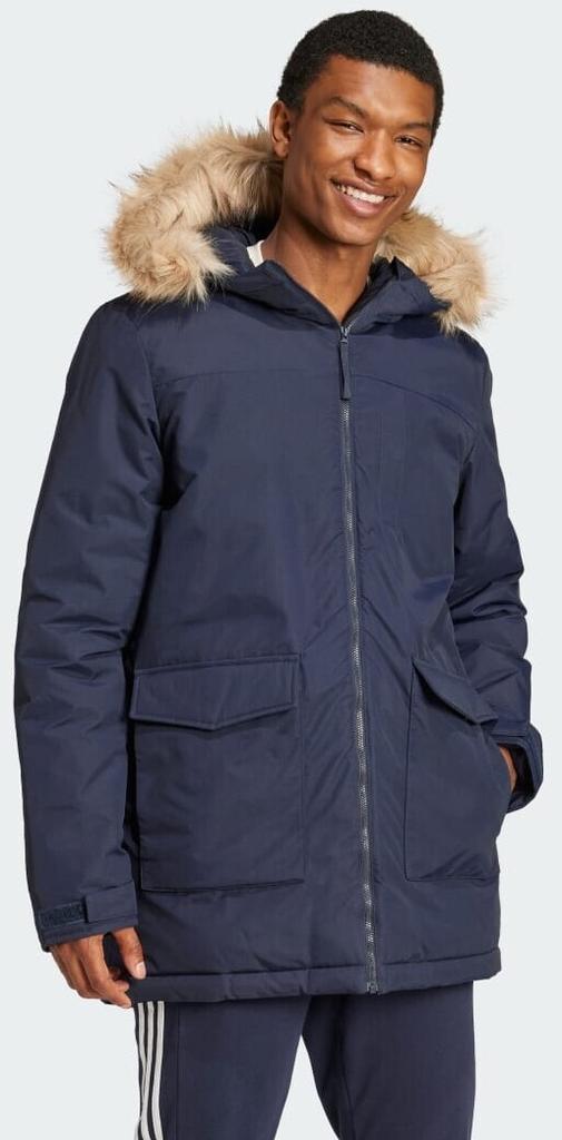 Adidas Paveric Fur Parka Winter Jacket Legend Ink