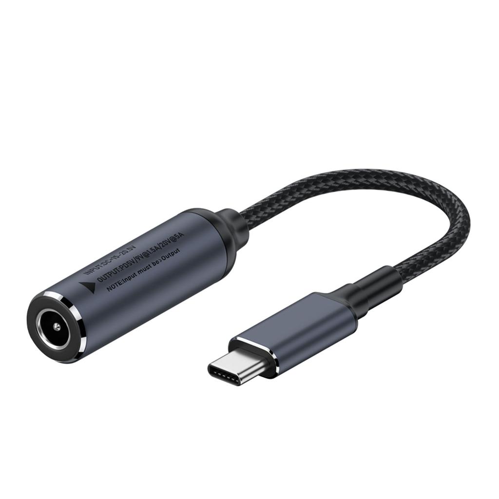 Type-C To DC5.5x2.1mm Power Cable USB C To 5.5x2.5mm 2.5x0.7mm 3.0x1.1mm 3.5x1.35mm 4.0x1.35mm 4.0x1.7mm 4.8x1.7mm 100W