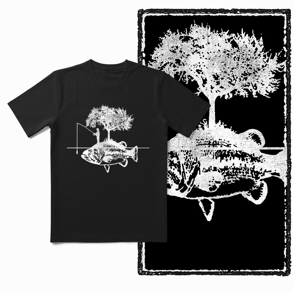 Coolmind Z1015 100% Baumwolle exklusiver Grafik Herren T-Shirt Angel-Print große Größe Rundhals-T-Shirt für Männer coole T-Shirts für Männer