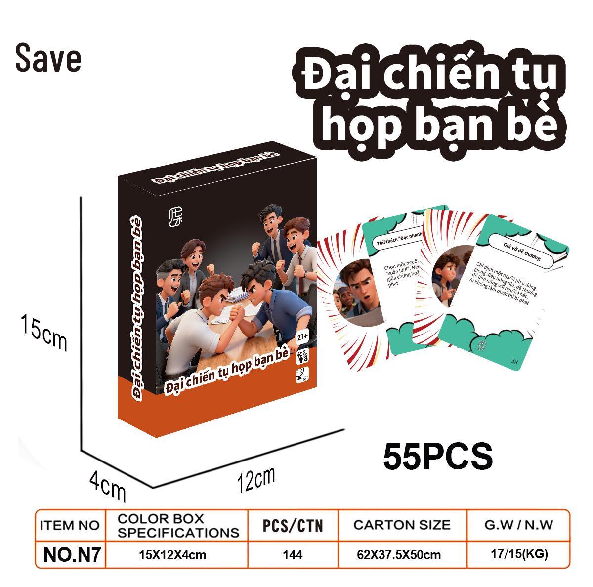 Southeast Asia Vietnam Language Card Game - Tabletop Entertainment