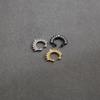 Unisex Cool Simple Rhinestone Punk Geometric Fake Nose Ring Body Jewelry Nose Stud Bear Nose Cuff