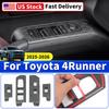 For 2024-2027 Toyota 4Runner Lift Panel ABS Carbon Fiber Wood Grain Trim Cover Anti Scratch Interior Accessories