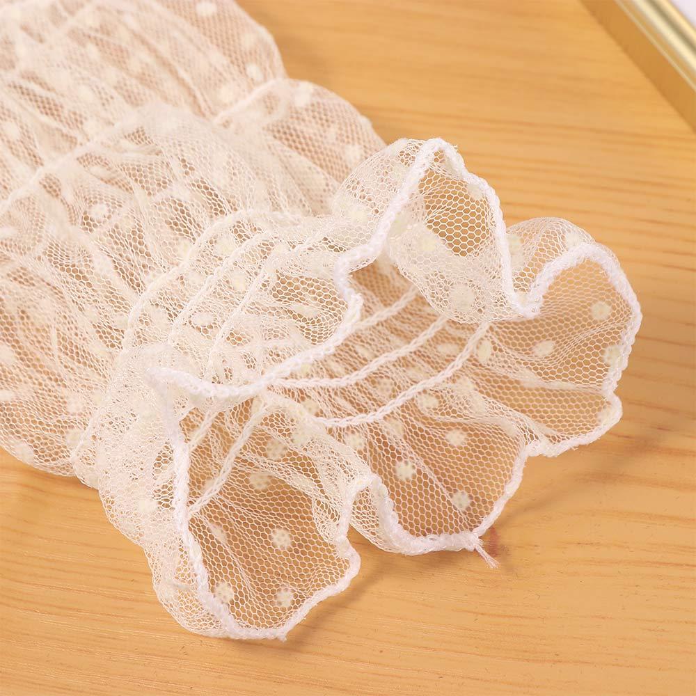 Polka Dot Sports Lace Sunscreen Sleeves Women Arm Sleeves Korean Style Oversleeves Sun Protection