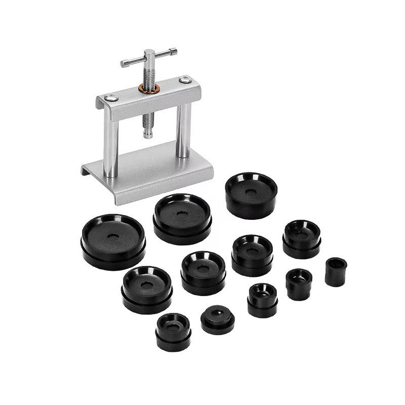 Benchtop Watch Press: Metal Tool for Mechanical & Quartz Watch Battery Cover Replacement
