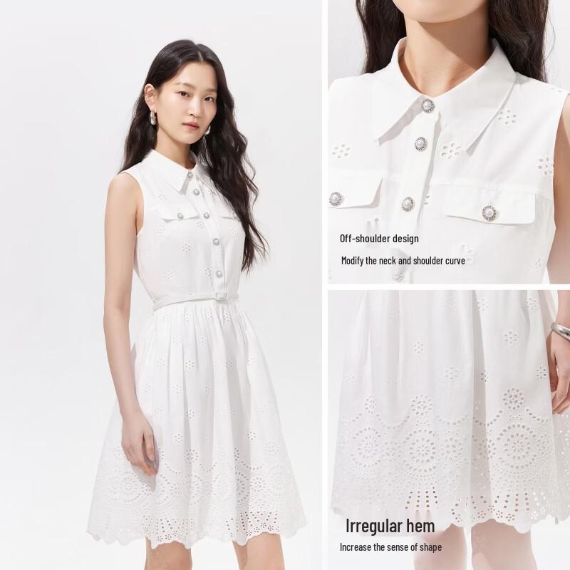 VEROMODA 2026 Summer Detachable Belt A-Line Dress