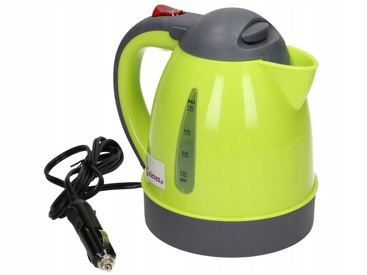 Czajnik Elektryczny Samochodu 1L Pod Zapalniczkę 24V 300W Tir Ciężarówki