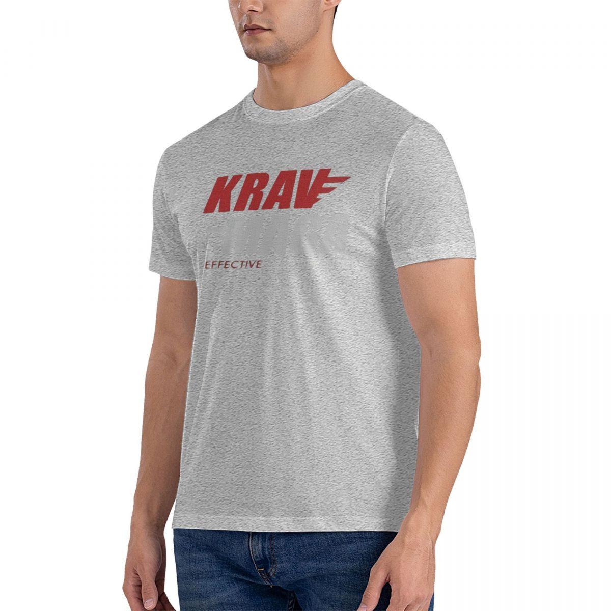 ZheXiong TEE Cadeau-idee Krav Maga Effectieve Zelfverdediging T-shirt Ronde Hals T-shirts Oversized Tops Kleding Korte Mouw Cadeau-idee T-shirt S