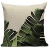 New Nordic Green Plant Printed Pillow Case Sofa Pillow Leaf Series Decorative Pillow Linen