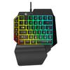 IPT KB-K15 Special Left-Handed Gaming Keyboard, 39 Keys, One-Handed Device, Gaming Keypad for FPS and Online Games, with RGB Backlighting
