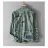 Bedruckte Herren Langarmhemden High-End Design Nischenhemden Herbst Neu Dünne Jacken Trendig