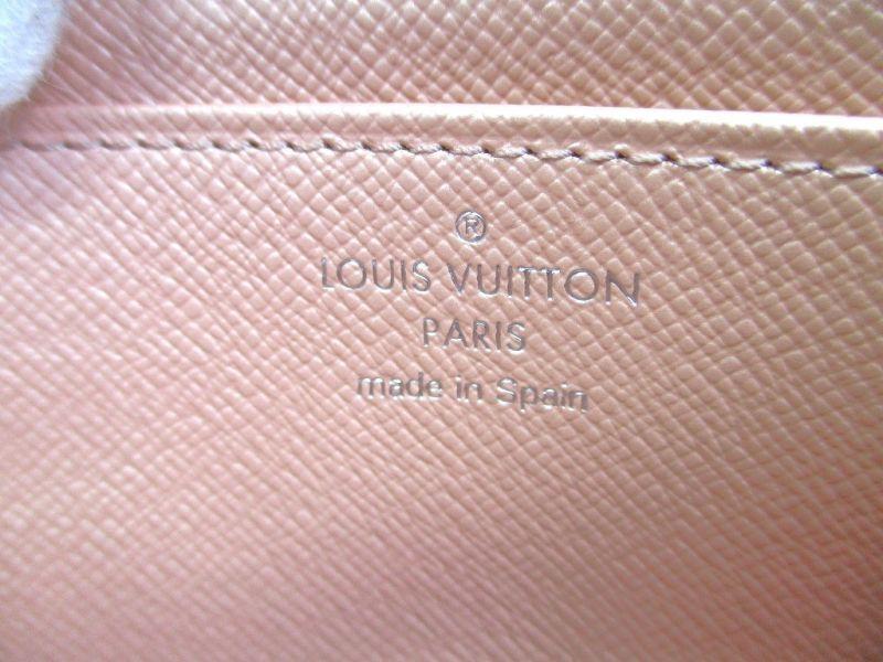 Authentic LOUIS VUITTON Epi Rose Pink Leather Flap Long Wallet Portefeuille Louise #9921 Open Box