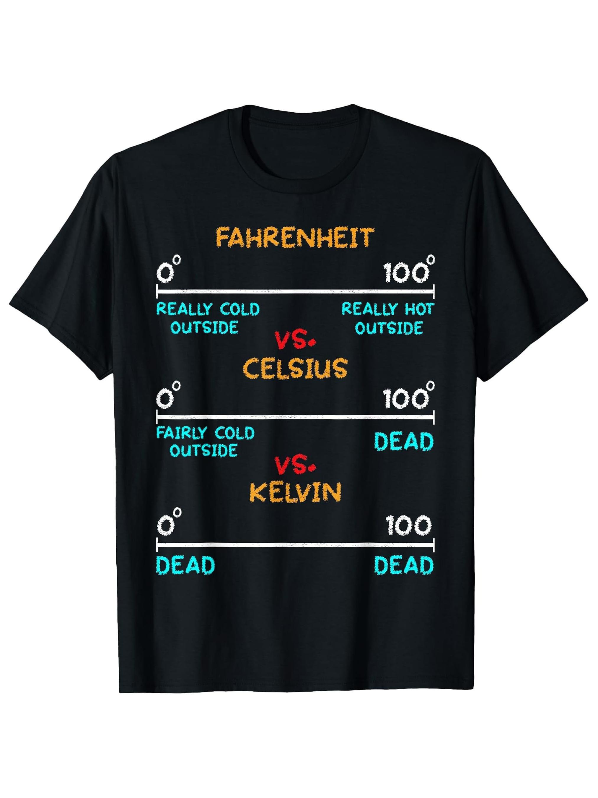 Men s Funny Science T-Shirt - Chemistry Thermodynamics Joke Design - Soft Knit Crew Neck Tee - Everyday Casual Party Wear - Gift for Chemists M