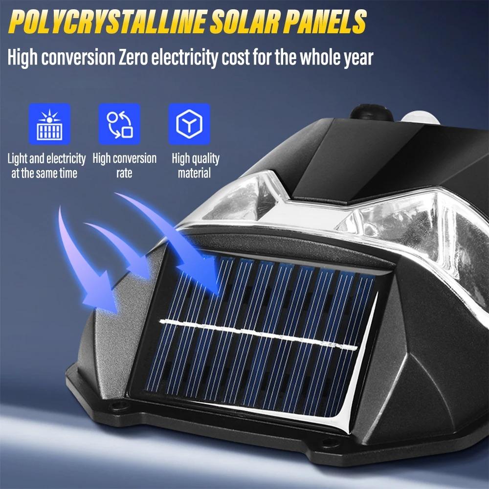 Solar Wolfram Glühlampe Outdoor wasserdichte intelligente Induktion Wandleuchte Hof Garten Villa Beleuchtung Nachtlicht