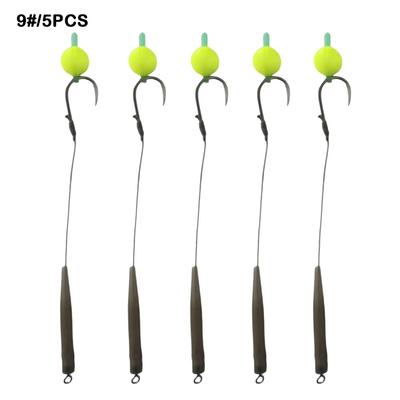 5pcs 2026 Equipment Fishing Hair Rigs Hook Ready Made 3#-10# Carp Fishing Hook Pesca Carp Rigs Fishing Lure Fishing Tackle