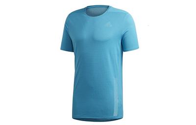 T Shirts Men's Teal Crew Neck Moderate Straight Fit FJ1149
