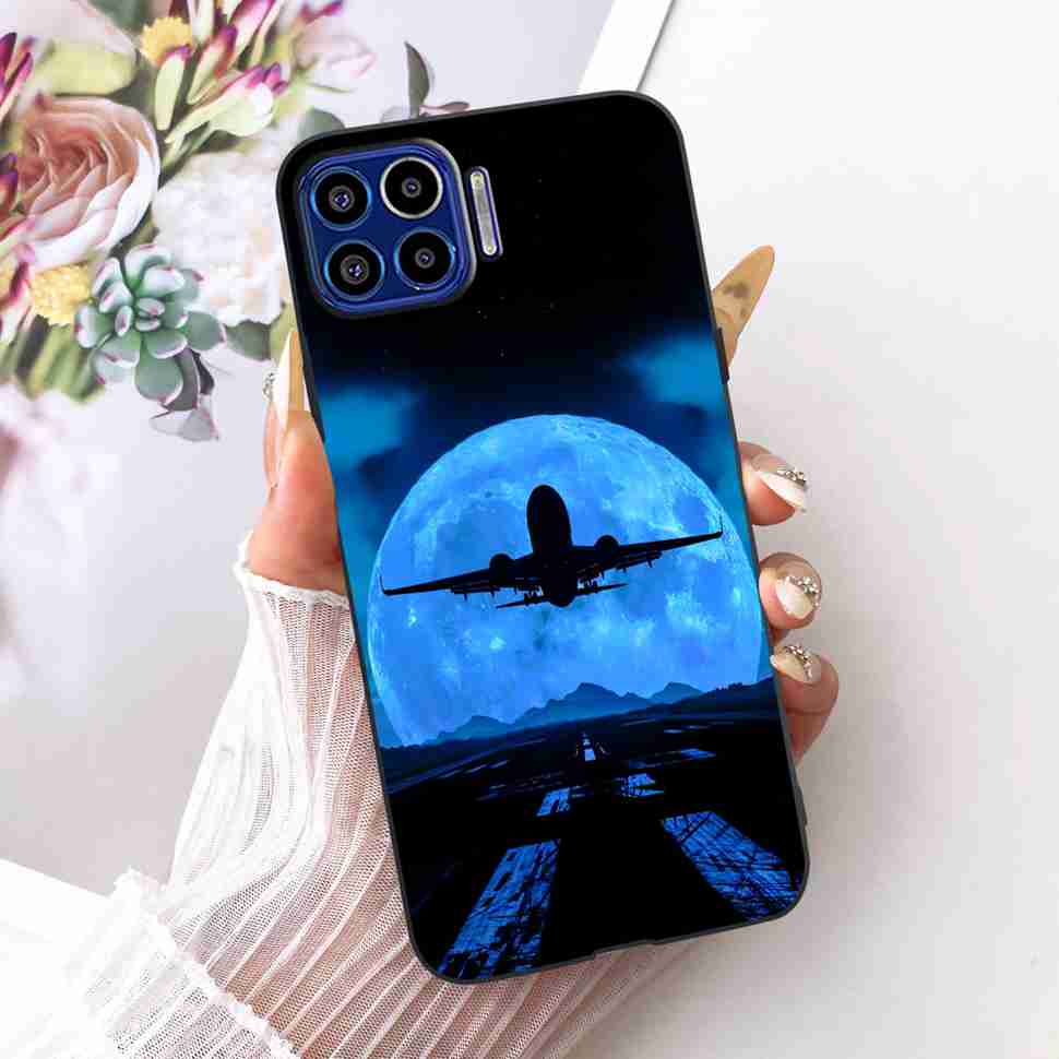 Für Motorola One 5G 6,7" Hülle Neueste Beliebte Drucke Silikon TPU Schwarze Abdeckung Für Motorola One MOTO ONE 5G Handyhüllen Bumper