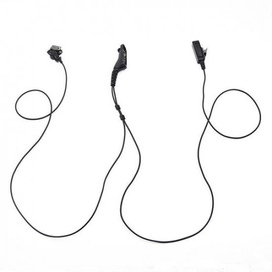 For Motorola DP4400 DP4401 DP4600 DP4601 CB Radio Headset Earpiece PTT Mic