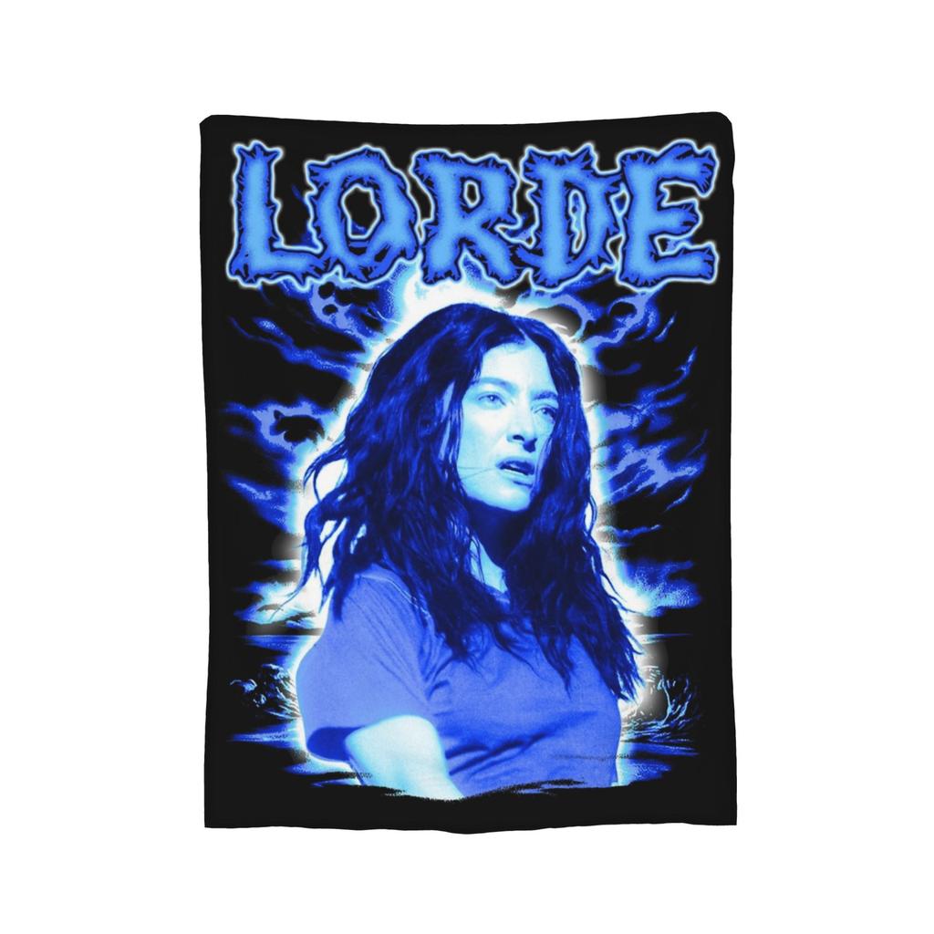 Singer Lorde Blanket Fleece Decoration Multi-function Ultra-Soft Throw Blankets for Bed Travel Bedspreads