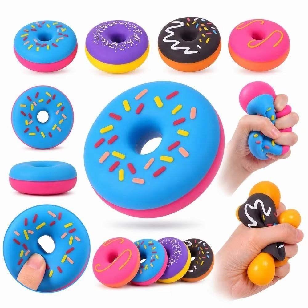 Soft TPR Donut Squeeze Toy Donut Shape Donut Squishy Pinch Le Party Decoration