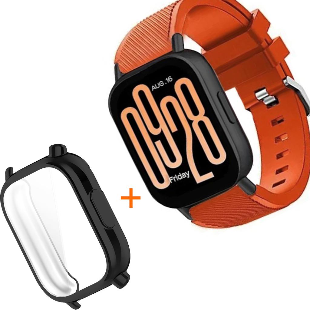 Silicone Strap With TPU Case For Xiaomi Redmi Watch 5 Active Lite Smart Watch Wrist Band And Case For Redmi Watch 5 Active Lite