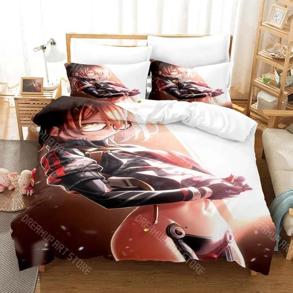 3D Print Roboco-san Bedding Set Single Twin Full Queen King Size Bed Set Adult Kid Bedroom Duvetcover Sets 3d Print Anime Bed