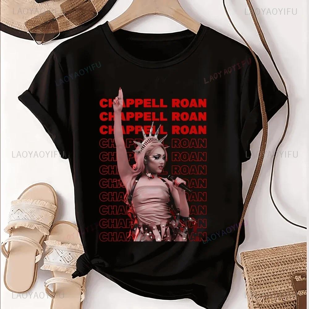 Streetwear Chappell Roan Western Princess Print T-shirt Chappell Roan Trend Unisex Shirt Graphi