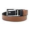 Dunhill 30mm Reversible Rectangular Belt with Roller Brown and 105 Men's Buckle, Black, 23F4T38GT251, [Used]
