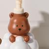 Bear Soap Dispenser Bear Shape Refillable Pump Bottle Bathroom Soap Dispenser for Shower Gel Lotion Liquid Shampoo Home