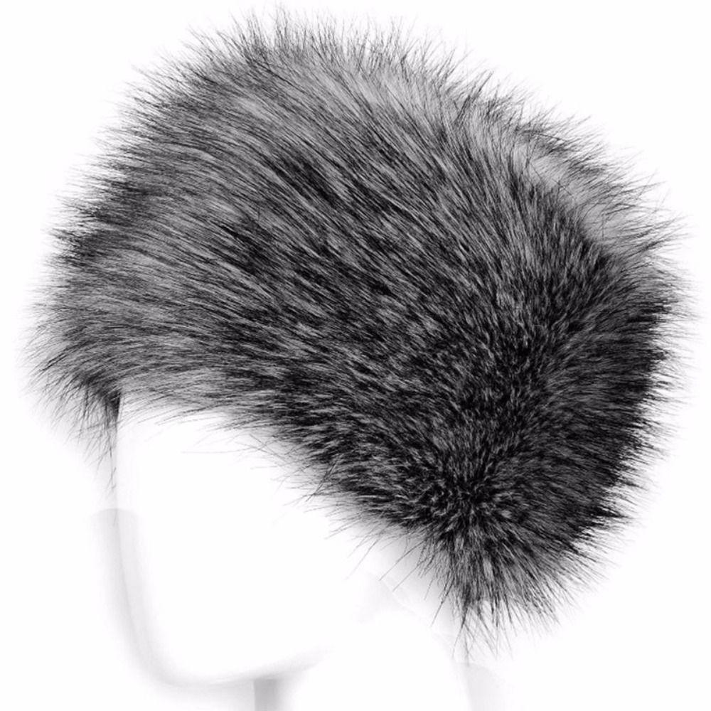 Ski Winter Earmuff Faux Fur Snow Hat Ear Cap Headband Hat Russian Ushanka