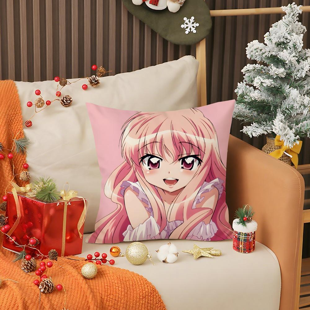 Anime ZZero no Tsukaima Cartoon Pillow Case Printing Pillowcase Living Room Sofa Cushion Cover Bedroom Room Decor