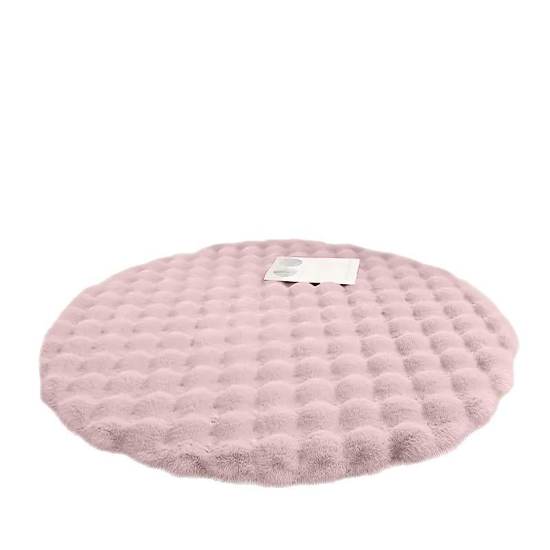 Best-Selling Velvet Plush Round Rug - Thickened, Cold-Insulation for Living Room, Sofa, or Coffee Table
