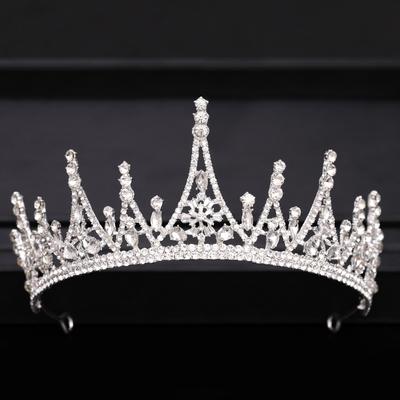 Fashion Gold Color Crown Bridal Princess Tiaras Diadems For Wedding Hair Accessories Women Crystal Pearl Headpiece Jewelry