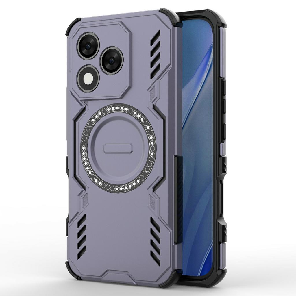 Pro Honor 400 Lite 5G Magnetický kryt Butterfly Armor Dutý Odvod tepla PC + TPU Kryt na telefon