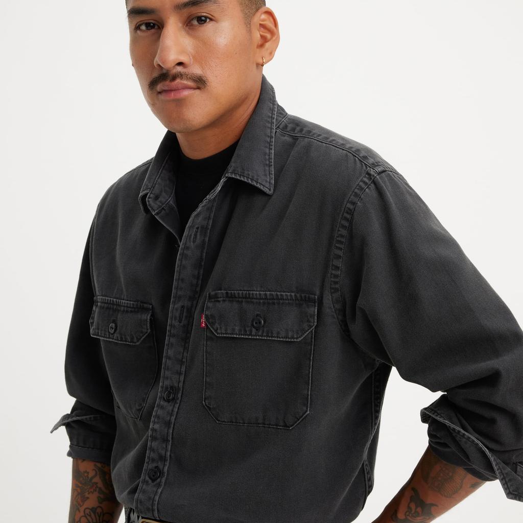 Levi's JACKSON WORKER Denim Shirt Long Sleeve Men's 19573-0216 US XS