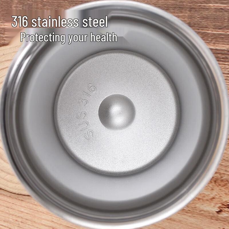 SEMREO Portable 316 Stainless Steel Insulated Coffee Cup