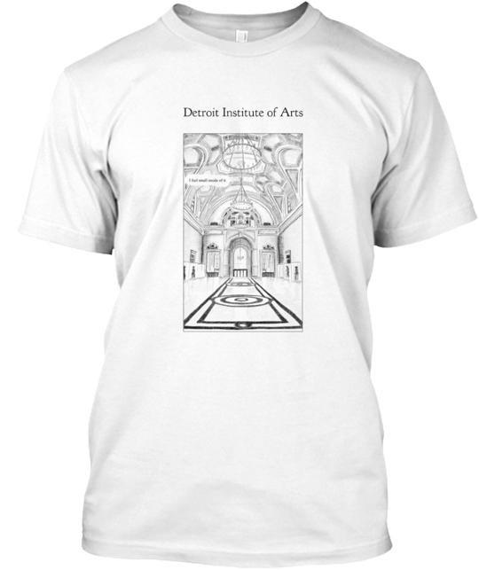 

Detroit Institute of Arts Comic Print Tee T-Shirt Made in the USA Size S to 5XL 4XL