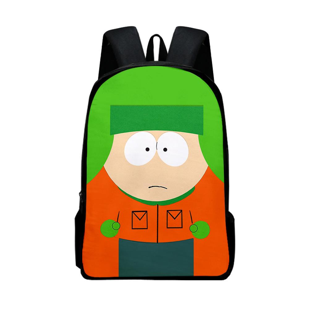 New 3D South Park South Park backpack for elementary school students, cartoon style for both men and women