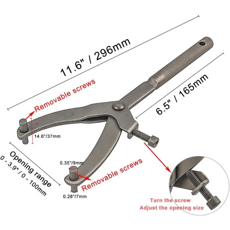 Reparaturwerkzeug Y-Typ Schwungradschlüssel Riemenscheibe Magneto Befestigungsklammer Bremssattel Kupplungsscheibe Ritzel Schraubenschlüssel für Roller Reparaturwerkzeug
