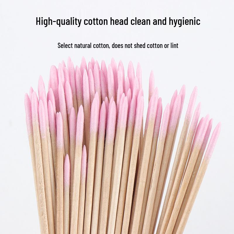 Disposable Fine Cotton Microblading Sticks for Eyebrow Shaping and Eyeliner Application