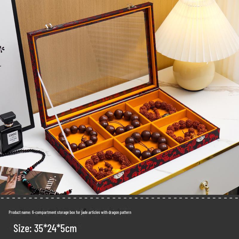 New Dustproof Jewelry Box with Lid for Bracelets & Jade Jewelry