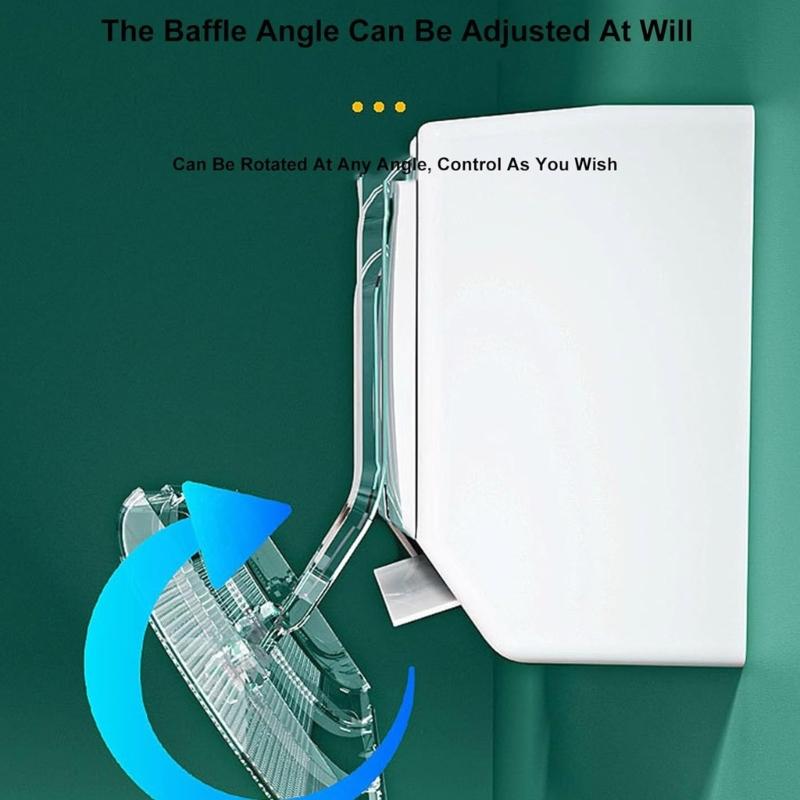 Air Conditioning Baffle Child Safe Cold Air Guards Shield Antistraight Blowing for Wall Mounted Air Conditioner Units