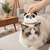 Professional Cat Hair Remover Panda Pattern Mini Cat Needle Comb Portable Anti-knot Removal Dog Row Comb Pet Salon