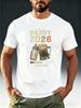 Men's Short Sleeved T-shirt with "DADDY 2026 Loading..." Bottle Beer Fun Print, Retro Cool Theme, Casual and Comfortable Top ...