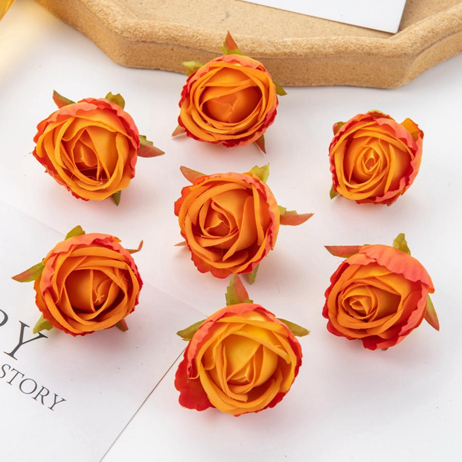 5/10 Stück Seide Künstliche Blume Rose Weihnachtskranz Festival Party Deko Heim Vase Außen Garten Hochzeit DIY Geschenkbox Haarnadel