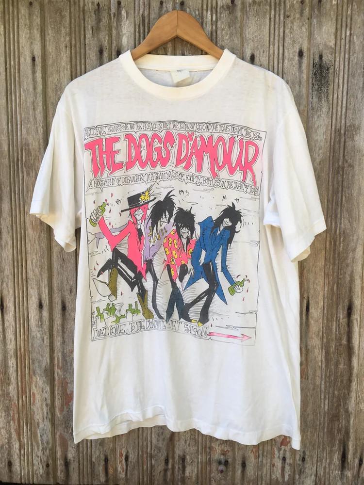 

Vintage 80s The Dogs D’Amour Band Tees Shirt IL330 Unisex T-Shirt L