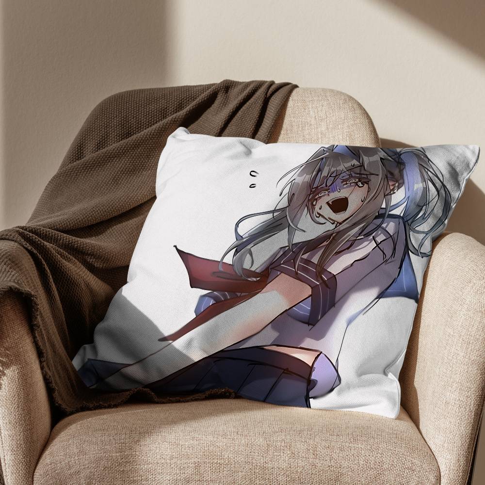 Yandere Simulator Ayano Aishi Print Throw Pillow Cover cm Square Cushion Case for Living Room Bedroom Decor